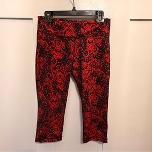 Danskin Red and Black Leggings